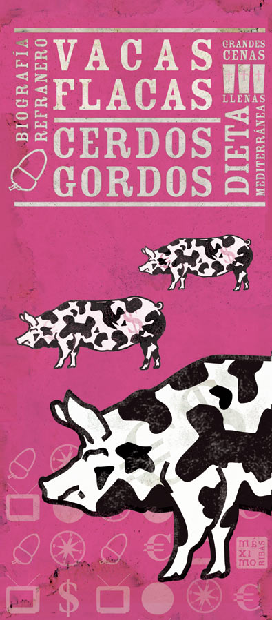 Ilustración sobre los cerdos vaca, que ni son vacas, ni son flacas